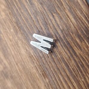 P108 initial M‎ pendant charm